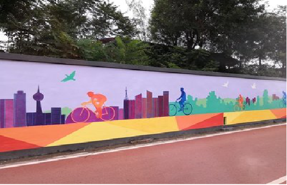 泸水墙体彩绘-围墙