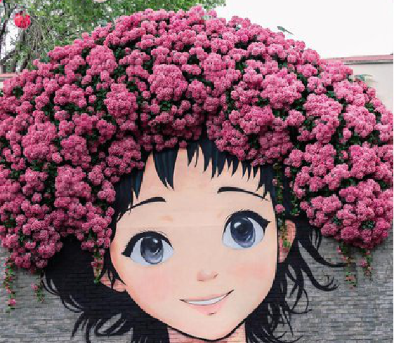 泸水墙体彩绘-网红墙打卡