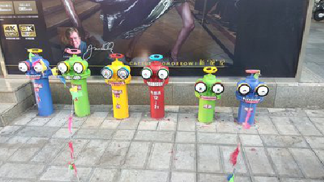 泸水商业区彩绘